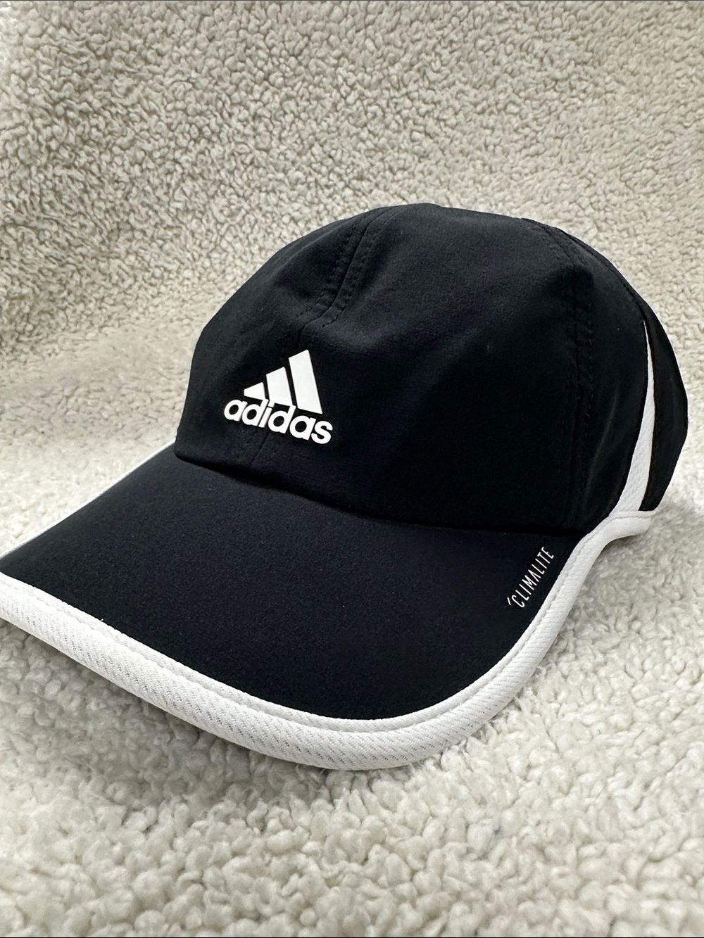 adidas Women's Core SuperLite Black & White Adjustable Hat
